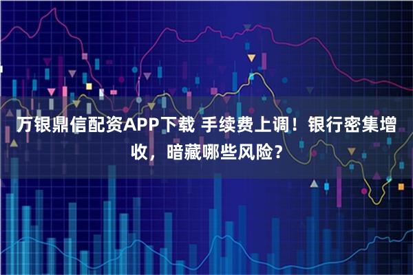 万银鼎信配资APP下载 手续费上调！银行密集增收，暗藏哪些风险？