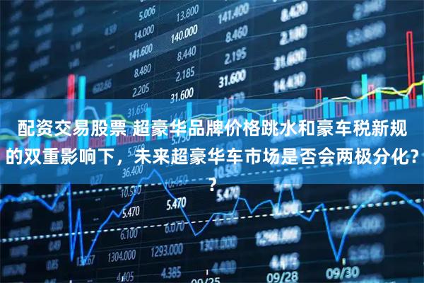 配资交易股票 超豪华品牌价格跳水和豪车税新规的双重影响下，未来超豪华车市场是否会两极分化？
